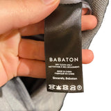 *Babaton Lara Herringbone Stripe Single Breasted Two Button Long Blazer Jacket, Size XS