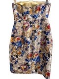 *NWT J. Crew Collection Jacquard Floral Strapless Mini Dress, Size 6