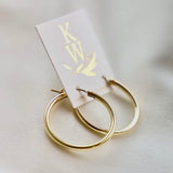 Katie Waltman Large 14K Gold Fill Hoop Earrings