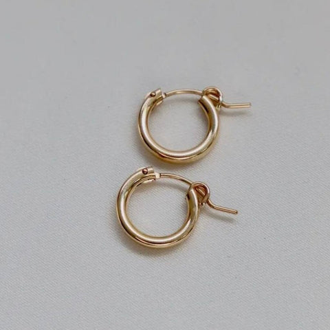 Katie Waltman Medium 14K Gold-Fill Standard Hoop Earrings
