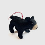Ornaments for Orphans Black Bear Felt Wool Ornament