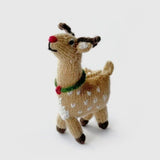 Ornaments for Orphans Reindeer Knit Wool Ornament