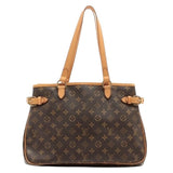 *Louis Vuitton Batignolles Horizontal Monogram Coated Canvas Leather Trim Tote Bag