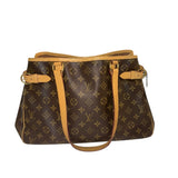 *Louis Vuitton Batignolles Horizontal Monogram Coated Canvas Leather Trim Tote Bag