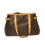 *Louis Vuitton Batignolles Horizontal Monogram Coated Canvas Leather Trim Tote Bag