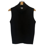 *Veronica Beard Mazzy 100% Cashmere Sleeveless Turtleneck Sweater Vest, Size S