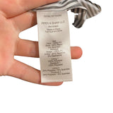 *Veronica Beard Hollis Faux Leather Single Button Peak Lapel 3/4 Ruched Sleeve Dickey Blazer, Size 12