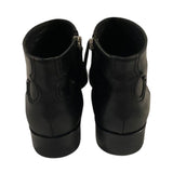 *Freda Salvador Arroyo Calf Leather Applique Pointed Toe Western Ankle Boot w/ box, Size 6.5