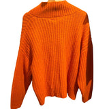 *XiRENA Keyes Alpaca & Wool Chunky Rib Knit Crossover V-Neck Pullover Sweater, Size S