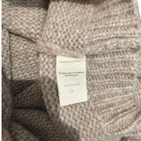 *LoveShackFancy Rosie Alpaca & Wool Openwork Sleeves Boatneck Cropped Sweater, Size M