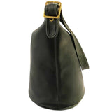 *Coach VINTAGE Duffle Sac Cowhide Leather Bucket Saddle Shoulder Bag