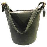 *Coach VINTAGE Duffle Sac Cowhide Leather Bucket Saddle Shoulder Bag