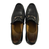 *Gucci 1953 Betis Glam Leather Moc Toe Horsebit Accent Loafers, Size 7
