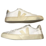 *NWOT Veja Campo Canvas Rubber Sole Low-Top Lace-Up Sneakers, Size 39