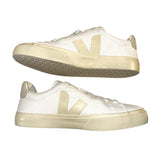 *NWOT Veja Campo Canvas Rubber Sole Low-Top Lace-Up Sneakers, Size 39