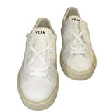 *NWOT Veja Campo Canvas Rubber Sole Low-Top Lace-Up Sneakers, Size 39