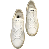 *NWOT Veja Campo Canvas Rubber Sole Low-Top Lace-Up Sneakers, Size 39