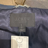 *J. Crew Collection Leather Notch Collar Asymmetric Zip-Front Biker Moto Jacket, Size 2