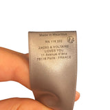 *Zadig & Voltaire Corry Cows Cotton & Cashmere Knit Sleeveless Belted Open Front Cardigan, Size XS/S