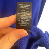 *Aviator Nation 100% Cashmere Rib Knit Embroidered Chest Logo Crew Neck Sweater, Size Unisex L