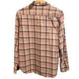 *Frank & Eileen Eileen Fit Cotton Flannel Plaid Long Sleeve Collared V-Neck Button-Up Shirt, Size XS