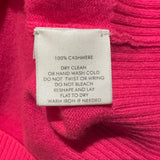 *White + Warren Essential Cashmere Long Sleeve V-Neck Ribbed Trim Pullover Sweater, Size S