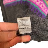 *XiRENA Waylon Alpaca & Wool Fair Isle Chest Stripe Shawl Collar Button-Up Cardigan, Size XS