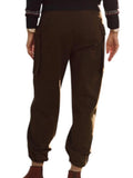 *THE GREAT. Cotton High Rise Cargo Pockets Tab Waist Cinch Hem Utility Pants, Size 27(4)