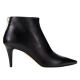*Tamara Mellon Stark Leather Pointed Toe Back Zipper Stiletto Ankle Boots, Size 39.5