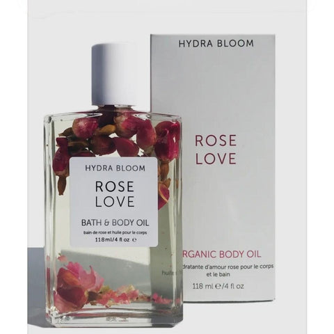 Hydra Bloom Beauty Rose Love Organic Bath & Body Oil