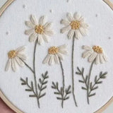 Matryoshka Shop Daisies Beginner Embroidery Kit