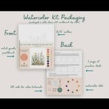 Breathe People Desert Bloom Beginner Watercolor Painting Kit