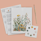Breathe People Desert Bloom Beginner Watercolor Painting Kit