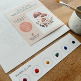 Breathe People Mushroom Forest Beginner Watercolor Painting Kit