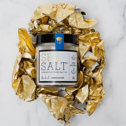 See Salt Fleur de Sel Sea Salt + French Butter, 3 oz.