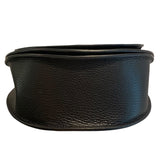 *Cuyana Double Moon Saddle Bag Pebbled Leather 2 Flap Closure Crossbody Bag