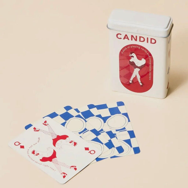 Candid Deck of Playing Cards and Conversation Starters