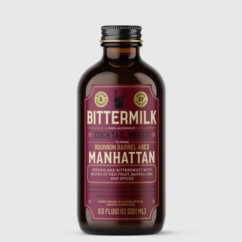 Bittermilk Bottling Co. Bourbon Barrel Aged Manhattan Cocktail Mixer