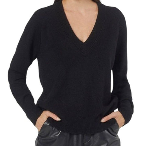 *NWT Equipment Madalene 100% Cashmere V-Neck Pullover Sweater, Size L