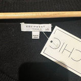 *NWT Equipment Madalene 100% Cashmere V-Neck Pullover Sweater, Size L