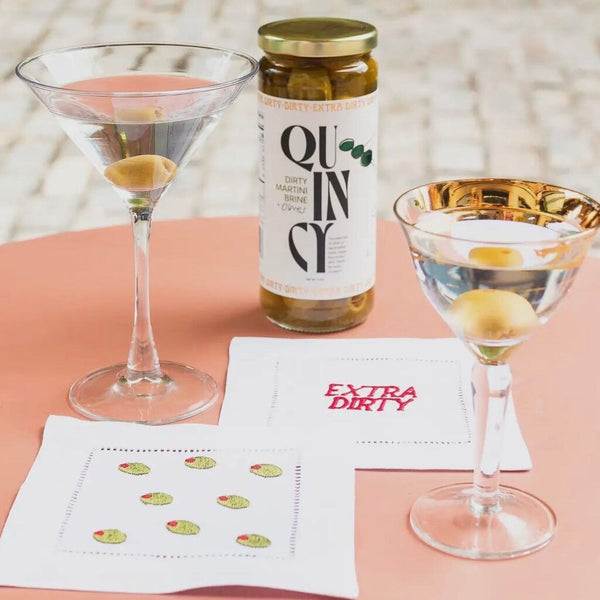 Quincy Dirty Martini Brine Olives, 16 oz.