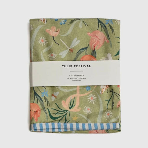 Amy Heitman Tulip Festival Tea Towel