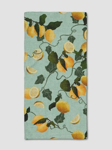 Geometry Amalfi Lemons Bar Towel