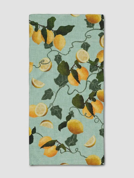 Geometry Amalfi Lemons Bar Towel