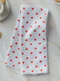 Geometry Baby Hearts Tea Towel