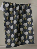 Geometry Blomma Mod Floral Tea Towel