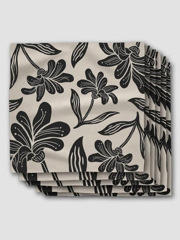 Geometry Giant Lush Floral Dinner Napkins, Set of 6