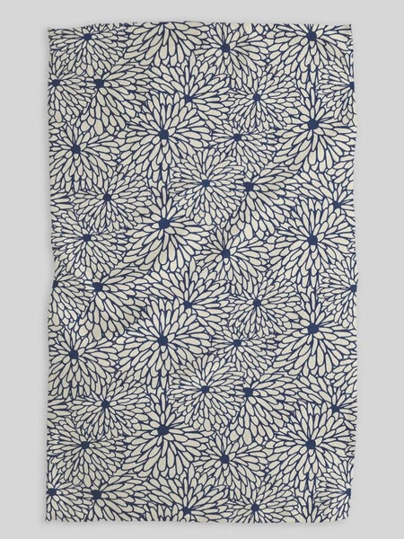 Geometry Jar Jar Outline Floral Tea Towel