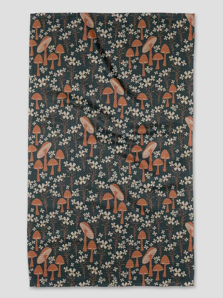 Geometry Mushroom Grove Tea Towel