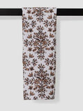 Geometry Rustic Lacy Tile Floral Bar Towel